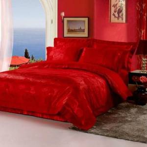 婉立大紅色結婚四件套 傳統喜慶與環保涂料的品質之選